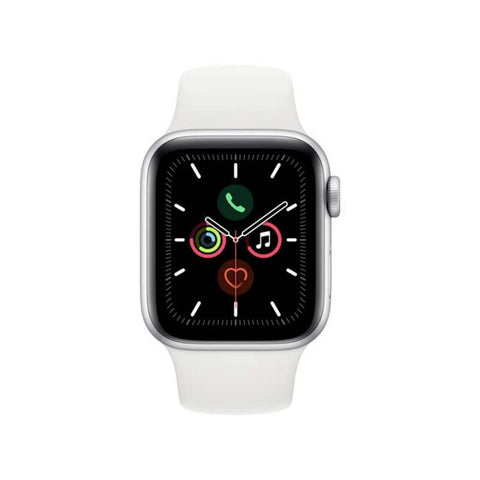 Apple Watch Series 5 | GPS | 40mm | Plata - Correa Deportiva Blanca
