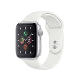 Apple Watch Series 5 | GPS | 44mm | Plata - Correa Deportiva Blanca
