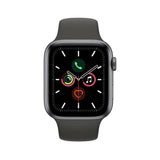 Apple Watch Series 5 | GPS | 44mm | Gris Espacial - Correa Deportiva Negra