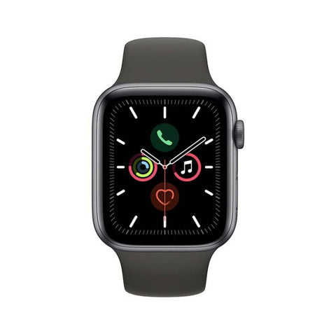 Apple Watch Series 5 | GPS | 44mm | Gris Espacial - Correa Deportiva Negra