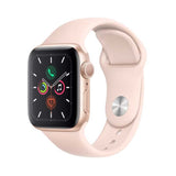 LA APPLE WATCH S5 40 Gold Aluminum Pink Sand Sport Band GPS US
