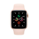 LA APPLE WATCH S5 40 Gold Aluminum Pink Sand Sport Band GPS US