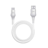 Marca: MAXELL, CABLES, Cable USB Maxell a USB Tipo-C | 4 ft - Blanco
