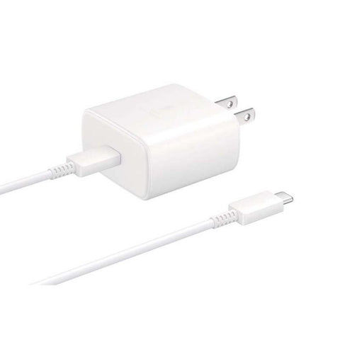 Adaptador BLANCO Cargador Viajero Rapido 45W PARA NOTE10 10 S10 S10