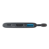 Adaptador Samsung Multipuerto | Poder Tipo C | HDMI 4K UHD 30Hz | USB 3.1 - Gris