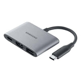 Adaptador Samsung Multipuerto | Poder Tipo C | HDMI 4K UHD 30Hz | USB 3.1 - Gris