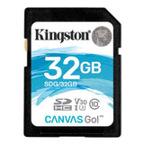 Marca: KINGSTON, MEMORIAS MICRO SD, Tarjeta SD Canvas Go Kingston 32 GB - Negro