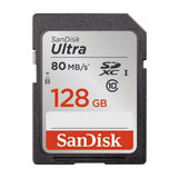 Marca: SANDISK, MEMORIAS MICRO SD, Memoria SD Sandisk 128 GB Ultra | UHS-I | SDXC | Clase 10 - Negro