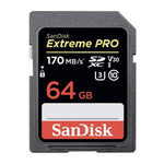 Marca: SANDISK, MEMORIAS MICRO SD, Memoria SD Sandisk 64 GB Extreme Pro | SDXC | UHS-I - Negro