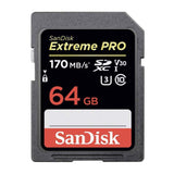 Marca: SANDISK, MEMORIAS MICRO SD, Memoria SD Sandisk 64 GB Extreme Pro | SDXC | UHS-I - Negro