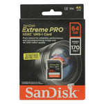 Marca: SANDISK, MEMORIAS MICRO SD, Memoria SD Sandisk 64 GB Extreme Pro | SDXC | UHS-I - Negro