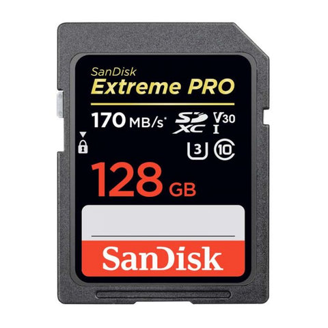 Marca: SANDISK, MEMORIAS MICRO SD, Memoria SD Sandisk 128 GB Extreme Pro | SDXC | UHS-I - Negro