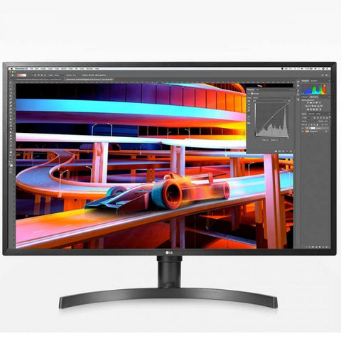 Marca: LG, MONITORES, Monitor LG 31.5" | 4k UHD | HDR10 - Negro