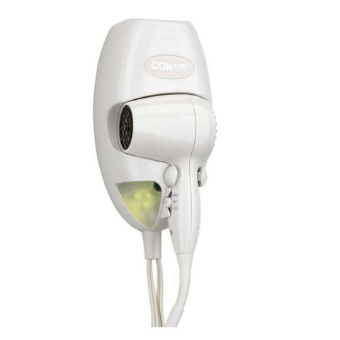 Marca: CONAIR, SECADORES DE CABELLO, Secador De Cabello Conair De Pared De 1600 Watts - Blanco