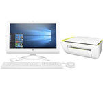 Computadora All-in-One HP 22-b402la Intel Celeron 21,5" 4GB 500GB Windows 10 - Blanco + Impresora HP Deskjet 2135