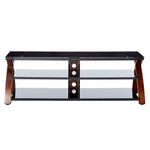 Marca: Z-LINE, MUEBLES, Mueble Para TV Z-Line Willow | TV De Hasta 80" | Capacidad Max De Los Vidrios De 180 lb - Negro