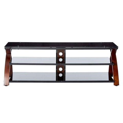 Marca: Z-LINE, MUEBLES, Mueble Para TV Z-Line Willow | TV De Hasta 80" | Capacidad Max De Los Vidrios De 180 lb - Negro