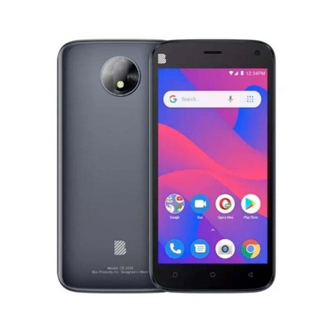 Blu C5 Android 8 1 Oreo GO QUAD CORE 1 3GHZ 1GB RAM 16GB EXP 64GB CAM 5MP 5MP Pantalla 5 BAT 2000MAH GRAY