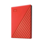 Marca: WESTERN DIGITAL, DISCO DURO EXTERNO, Disco Duro Externo Western Digital My Passport Portable 4TB | USC-C | 7200 RPM | Búfer: 8 MB - Rojo