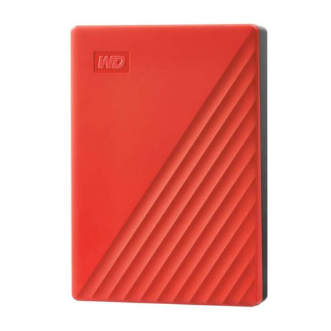 Marca: WESTERN DIGITAL, DISCO DURO EXTERNO, Disco Duro Externo Western Digital My Passport Portable 4TB | USC-C | 7200 RPM | Búfer: 8 MB - Rojo