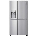 REFRIGERADORA SXS 29Pᶟ LG LS87SPN | MULTI AIR FLOW | COMPRESOR LINEAR INVERTER | NOBLE STEEL | THINQ | PLATEADO