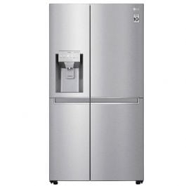 REFRIGERADORA SXS 29Pᶟ LG LS87SPN | MULTI AIR FLOW | COMPRESOR LINEAR INVERTER | NOBLE STEEL | THINQ | PLATEADO