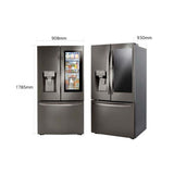 Refrigerador LG | 30 pies cúbicos | InstaView™ Door-in-Door® | French Door | Craft Ice | Compresor lineal inverter | Acero Negro Inoxidable | ThinQ™