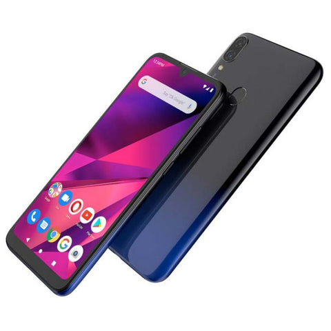 BLU G60 Android 9.0 Octa Core 1.6GHZ 3GB RAM 64GB CAM 13MP 2MP Pantalla 6.1" Batería 4,000MAH Sensor de huellas - Negro