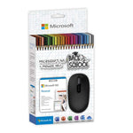 Marca: MICROSOFT, SOFTWARE, Kit Escolar Microsoft Wireless Mouse 1850 + Office Personal 365 - Negro