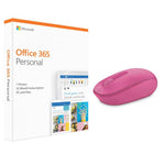 Marca: MICROSOFT, SOFTWARE, Kit Escolar Microsoft Wireless Mouse 1850 + Office Personal 365 - Fucsia