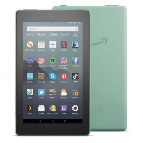 Amazon | Fire 7 Tablet | Pantalla De 7 "| 16 GB Exp 512 GB microSD | 1GB Ram | 7 horas lectur/Navegación Internet | Verde