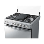 Estufa a Gas Samsung con Quemador de Triple Potencia, 5.2 cu.ft - Acero