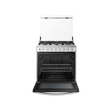 Estufa a Gas con Quemador de Triple Potencia, 5.2 cu.ft - Acero