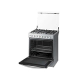 Estufa a Gas con Quemador de Triple Potencia, 5.2 cu.ft - Acero