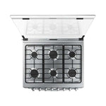 Estufa a Gas con Quemador de Triple Potencia, 5.2 cu.ft - Acero