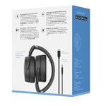 Auriculares inalámbricos de diadema Bluetooth con micrófono Sennheiser HD-450BT con Cancelación de Ruido - Negro