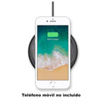 Base universal de carga inalámbrica Mophie Pad 7.5W Qi - Negro