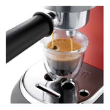 Máquina de espresso de 15 bares DeLonghi Dedica - Rojo
