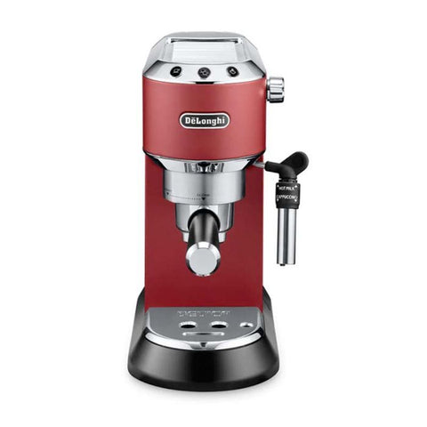 Máquina de espresso de 15 bares DeLonghi Dedica - Rojo