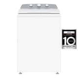 Lavadora Carga Superior Whirlpool 18kg Xpert System Agitador con tapa metálica y panel gris