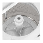 Lavadora Carga Superior Whirlpool 18kg Xpert System Agitador con tapa metálica y panel gris