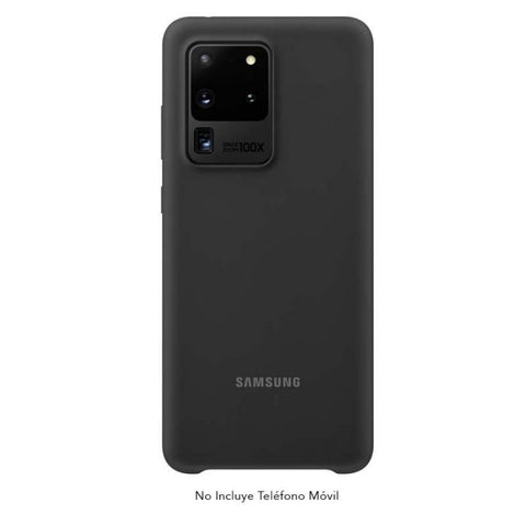 Funda de silicona para Samsung Galaxy S20 Ultra - Negro