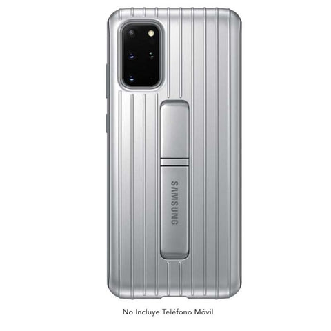 Funda protectora de pie para Samsung Galaxy S20+ - Plateado