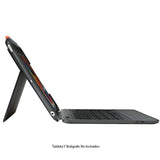 Logitech Slim Folio Funda para iPad con Teclado Bluetooth, iPad (5ta y 6ta Generación), 14 Teclas de Acceso Directo de iOs, Batería 4 Años, Disposición QWERTY Ingles