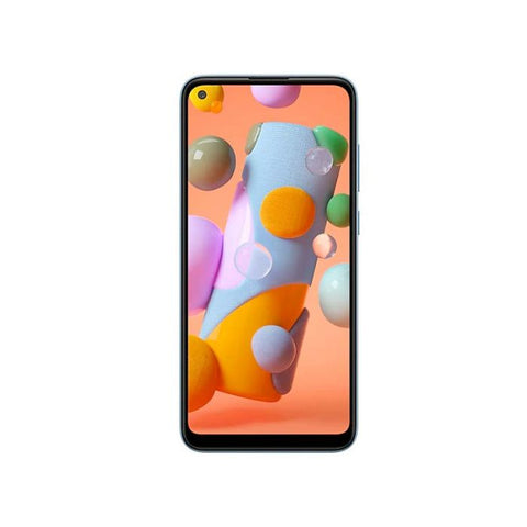 Samsung GALAXY A11 AZUL Android 10 Octa core 1 8 GHz 2GB RAM 32GB EXP 512GB CAM 13MP 2 5MP 8MP F1 8 FHD Huella Digital Pantalla 6 4 Bat 4000MAH