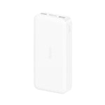 Bateria Xiaomi Redmi Powerbank | 20,000mAh | Fast Charge | 18W | Blanco