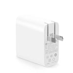 Cargador USB-C 65W Xiaomi | Adaptador de Corriente con Enchufe - Blanco