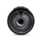6 1 2 160mm Enclosed 2 way Marine Audio Tower Speaker with 1 25mm Horn Loaded Compression Tweeter Black