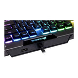 Teclado mecánico para juegos Corsair K70 RGB MK.2 Low Profile RAPIDFIRE, CHERRY MX Low Profile Speed