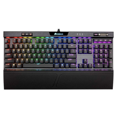 Teclado mecánico para juegos Corsair K70 RGB MK.2 Low Profile RAPIDFIRE, CHERRY MX Low Profile Speed
